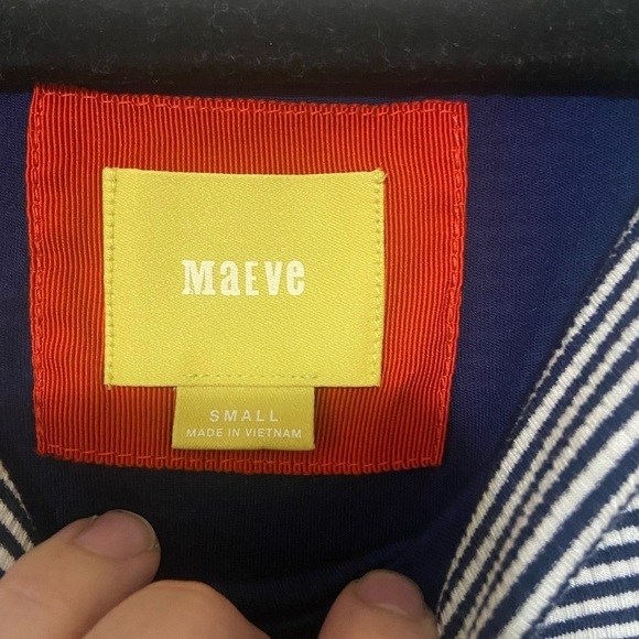 Maeve LIKE NEW eclectic geometric asymmetrical bold printed dress size S - Picture 4 of 4